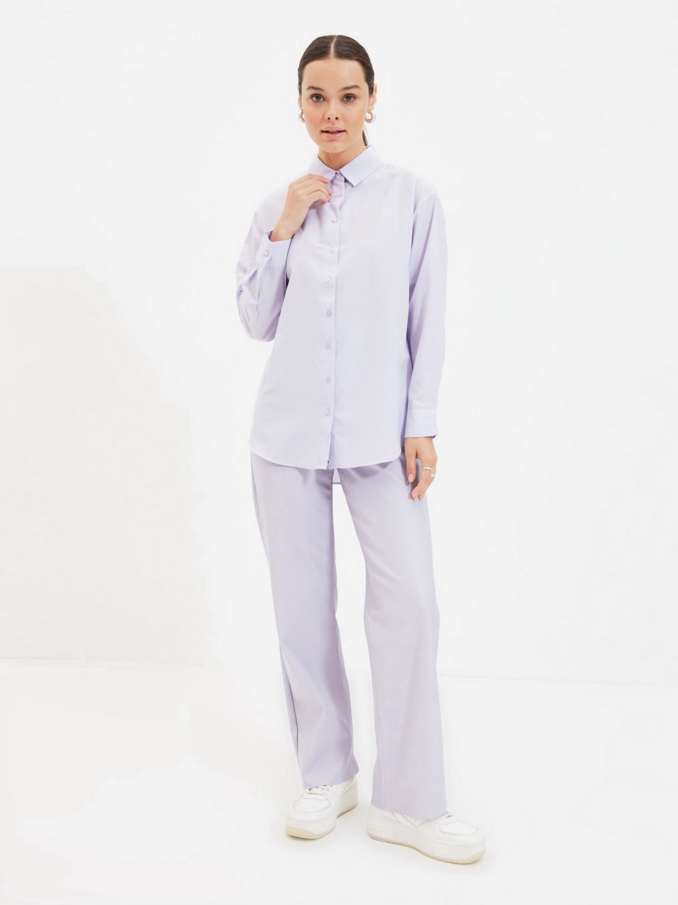 Блуза Trendyol модель TCTAW22UK0083/Lila Фото