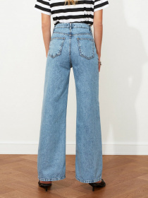 Джинсы Trendyol Wide Leg модель TWOSS20JE0043/Mavi Фото