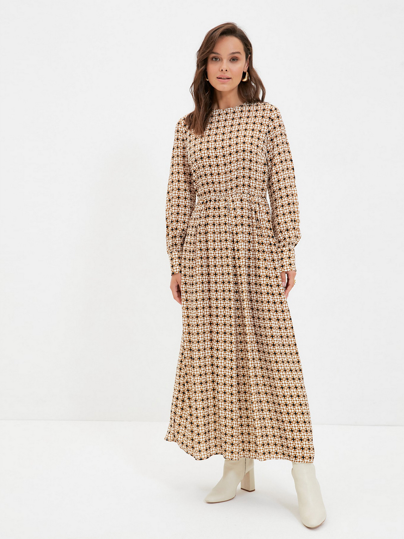 Сукня максі Trendyol модель TCTAW22EB0049/Hardal Сукня максі Trendyol модель TCTAW22EB0049/Hardal Фото