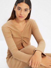 Повсякденний костюм Trendyol модель THMAW22PT0232/Camel Фото