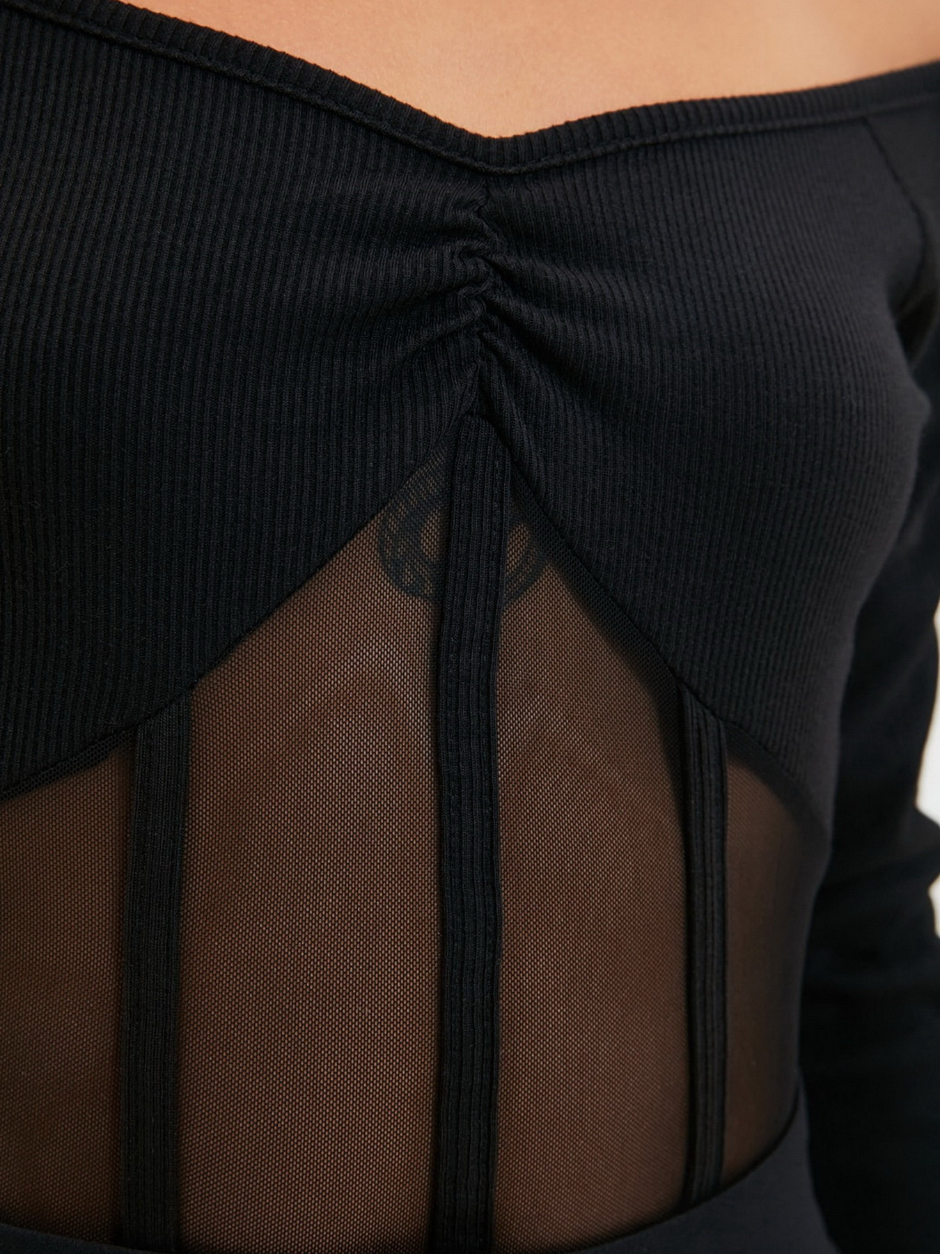 Боди Trendyol модель TPRAW22BD0086/Siyah Фото