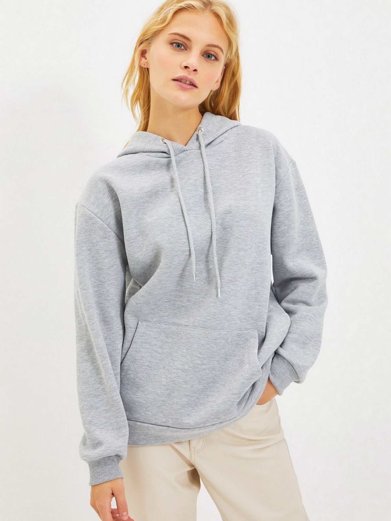 Худи Trendyol модель TWOAW20SW0525/Gri Худи Trendyol модель TWOAW20SW0525/Gri Фото