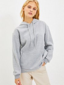 Худи Trendyol модель TWOAW20SW0525/Gri Худи Trendyol модель TWOAW20SW0525/Gri Фото