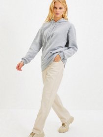 Худи Trendyol модель TWOAW20SW0525/Gri Худи Trendyol модель TWOAW20SW0525/Gri Фото