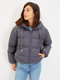 Пуховик Trendyol модель TWOAW21MO0022/Antrasit Фото