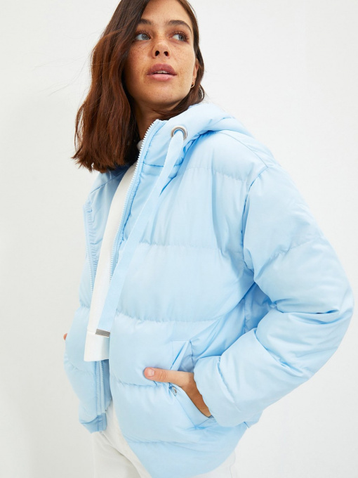 Пуховик Trendyol модель TWOAW21MO0022/Mavi Фото