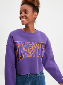 Свитшот Trendyol модель TWOAW21SW0060/Mor Фото