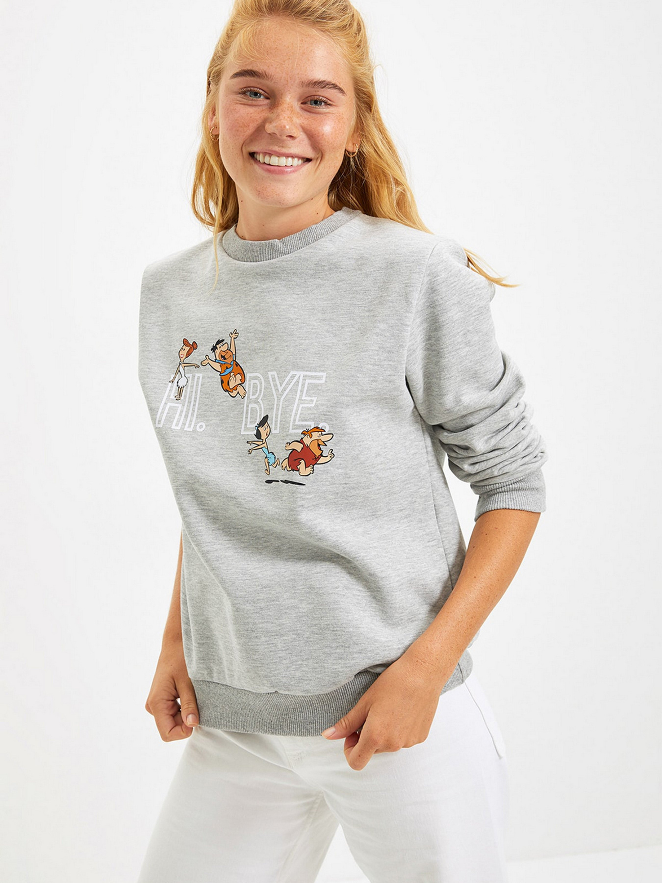 Свитшот Trendyol модель TWOAW21SW0216/Gri Фото