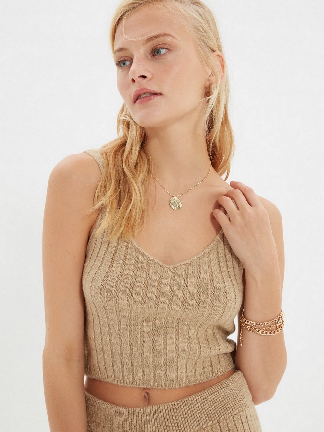 Костюм Trendyol модель TWOAW22AU0101/Camel Фото