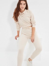 Повсякденний костюм Trendyol модель TWOAW22AU0110/Bej Фото