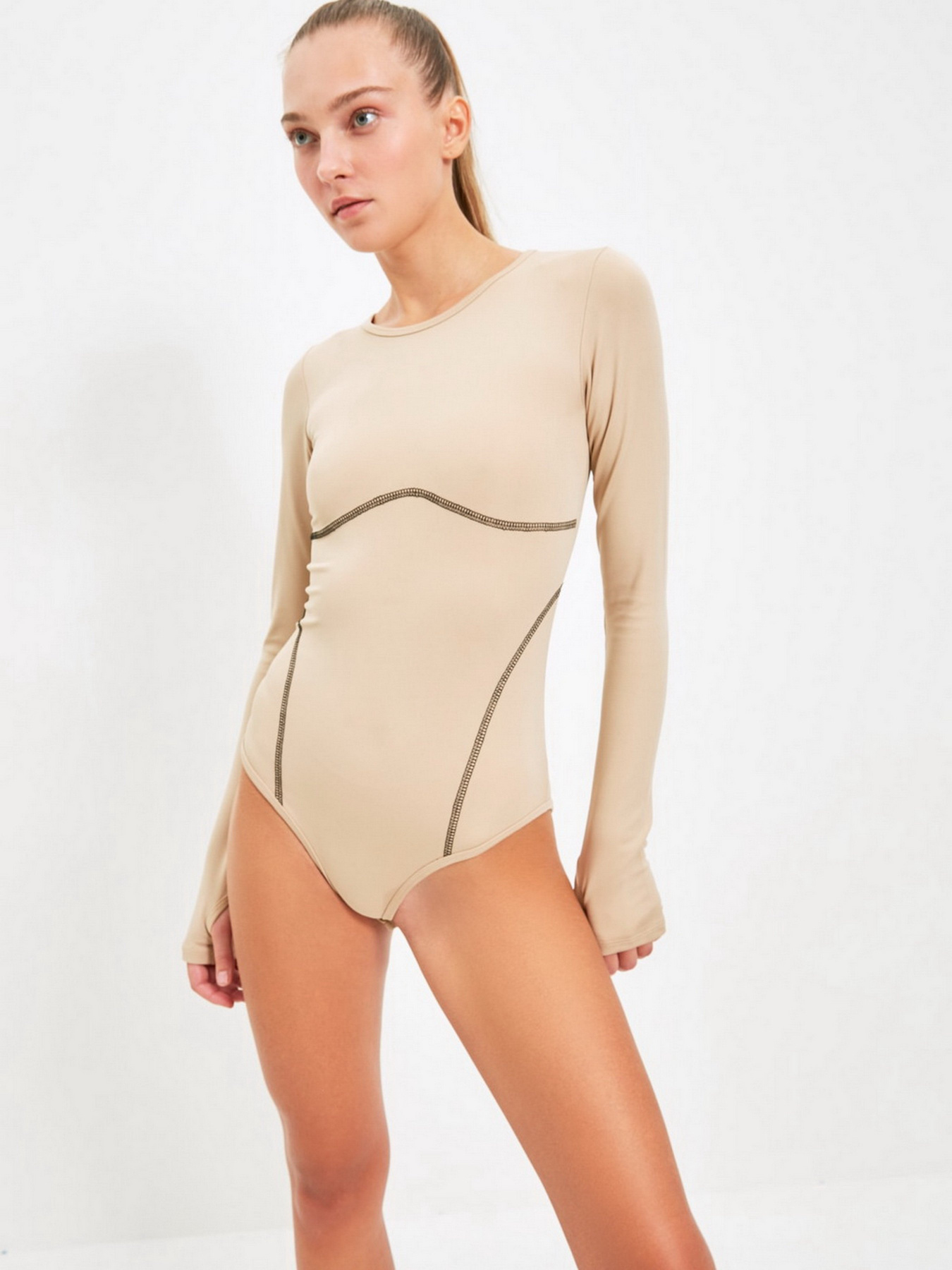 Боди и корсеты Trendyol модель TWOAW22BD0027/Camel Фото