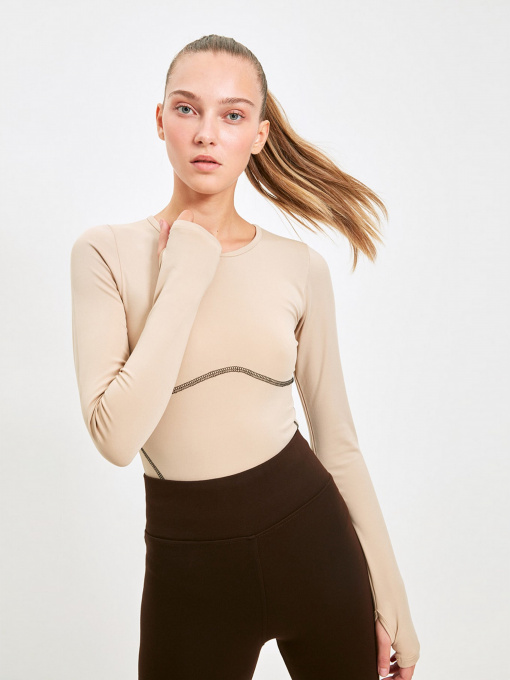 Боді Trendyol модель TWOAW22BD0027/Camel Фото