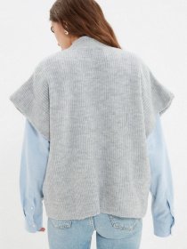 Жилет Trendyol модель TWOAW22BZ0006/Gri Фото