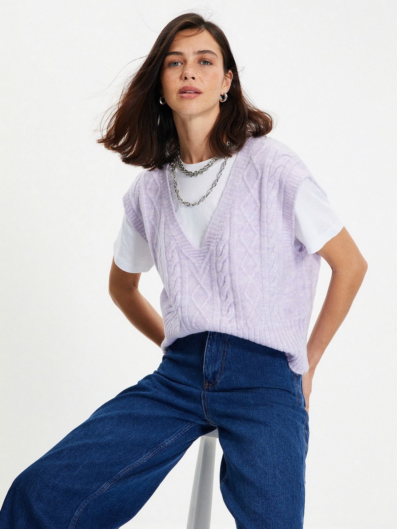 Жилет Trendyol модель TWOAW22BZ0057/Lila Фото