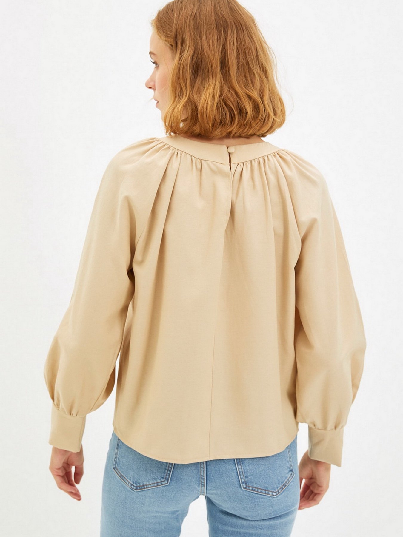 Блуза Trendyol модель TWOAW22BZ0353/Bej Фото