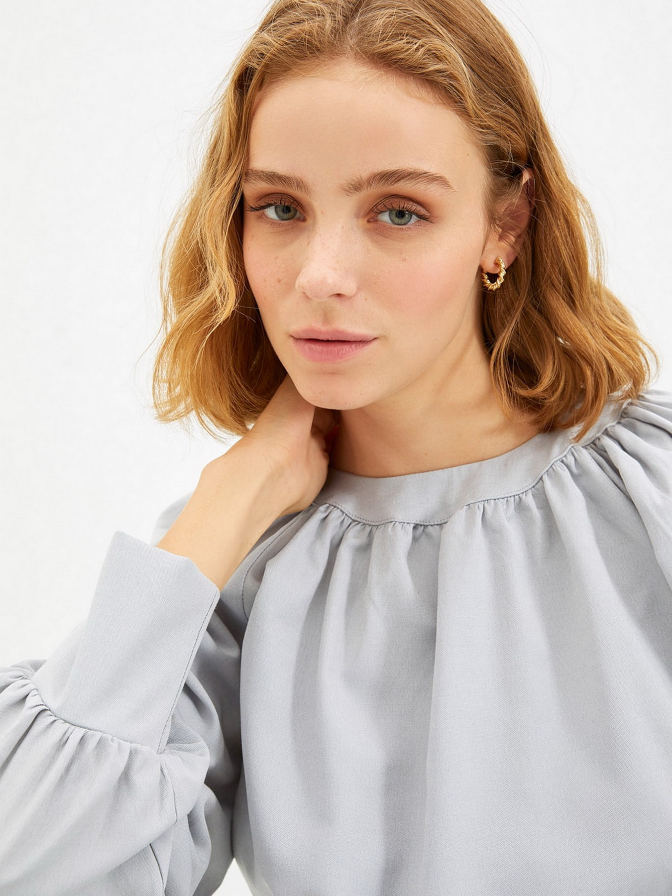 Блуза Trendyol модель TWOAW22BZ0353/Gri Фото