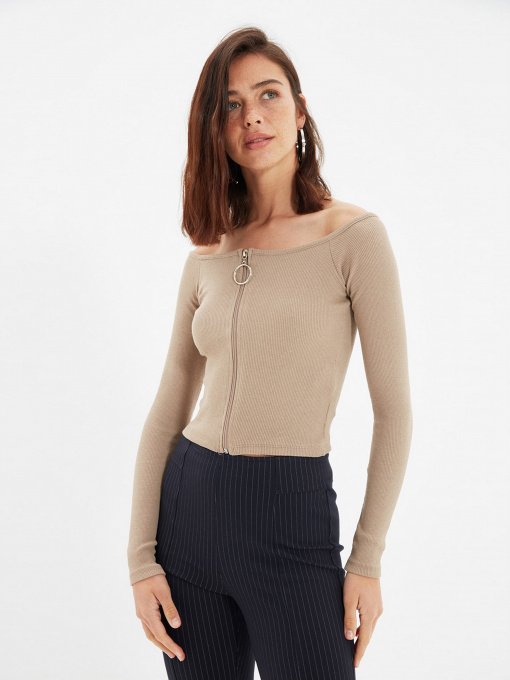 Джемпер Trendyol модель TWOAW22BZ0533/Bej Фото