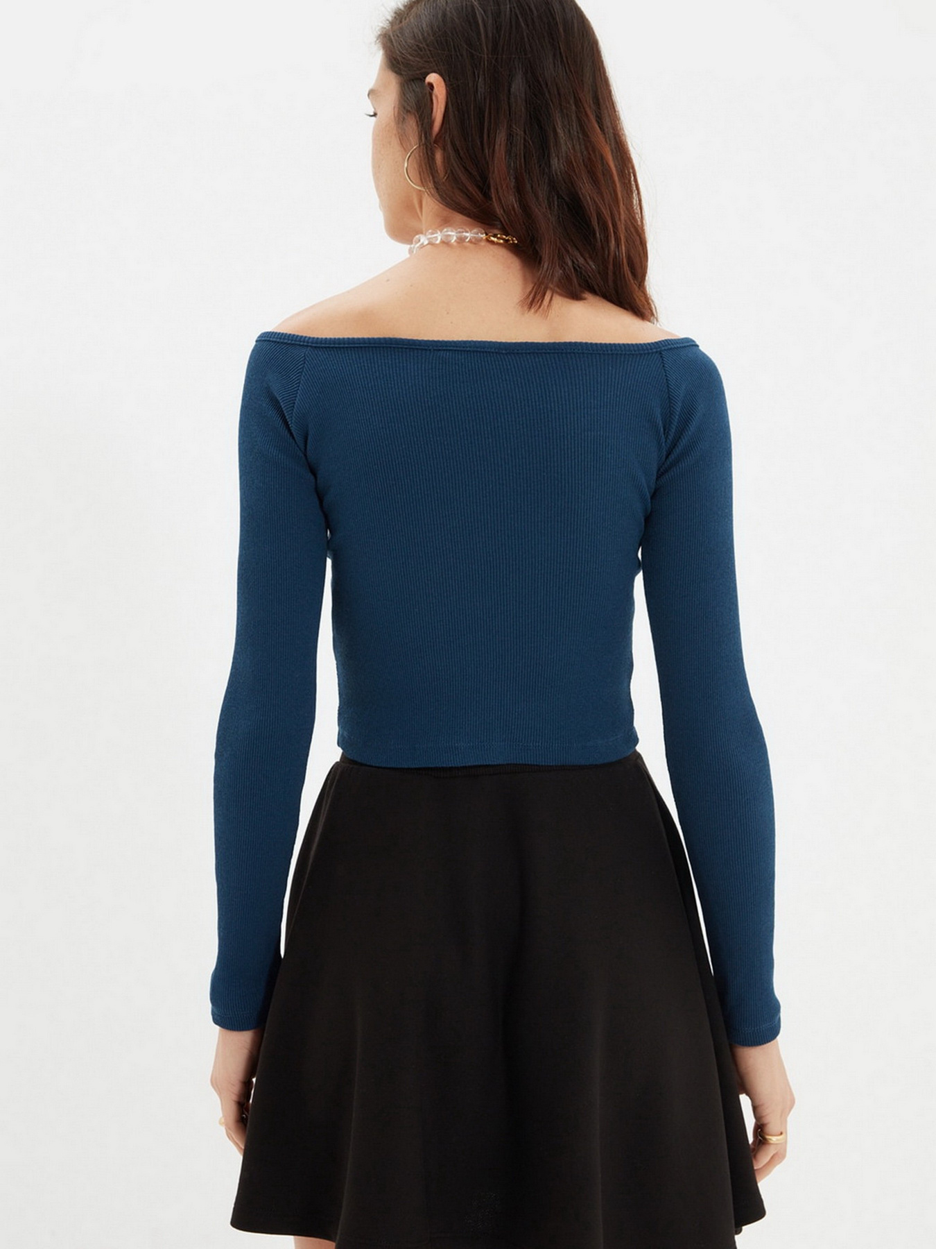 Топ Trendyol модель TWOAW22BZ0533/Indigo Фото