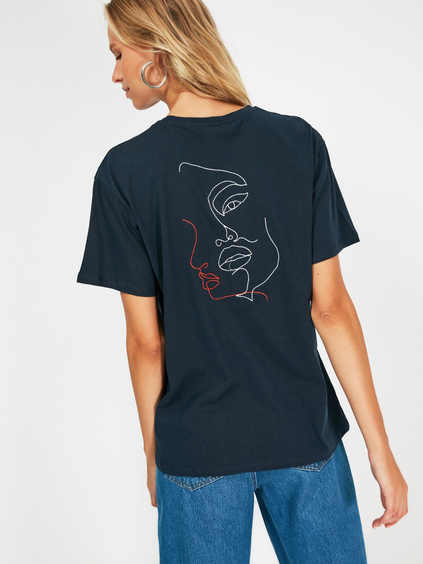 Футболки і поло Trendyol модель TWOSS21TS3869/Lacivert Фото