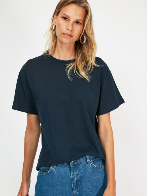 Футболки и поло Trendyol модель TWOSS21TS3869/Lacivert Фото