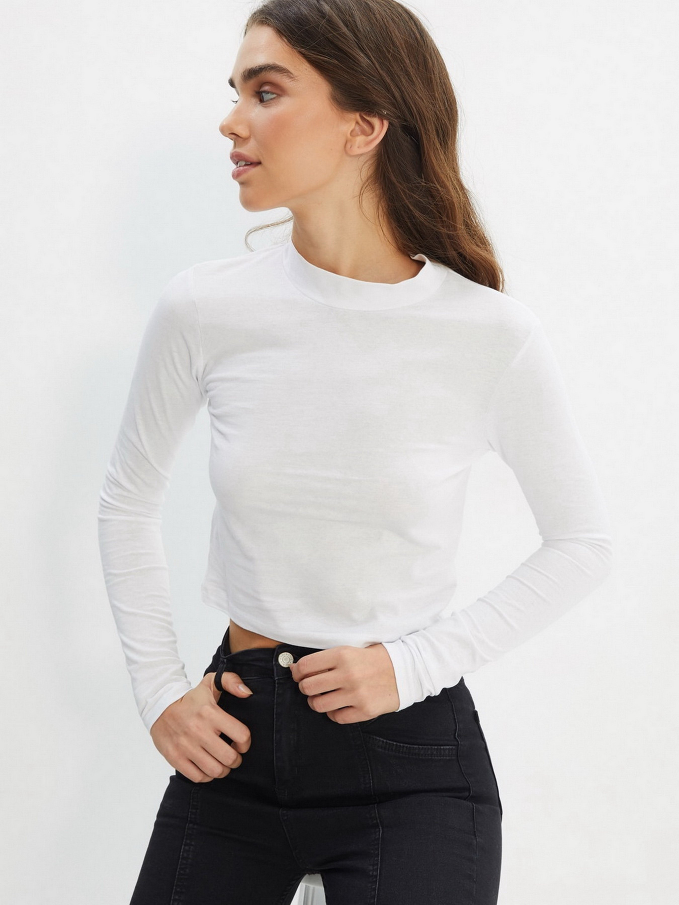 Гольф Trendyol модель TWOAW22BZ0684/Beyaz Фото