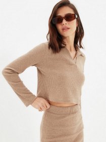 Джемпер Trendyol модель TWOAW22BZ0767/Camel Фото