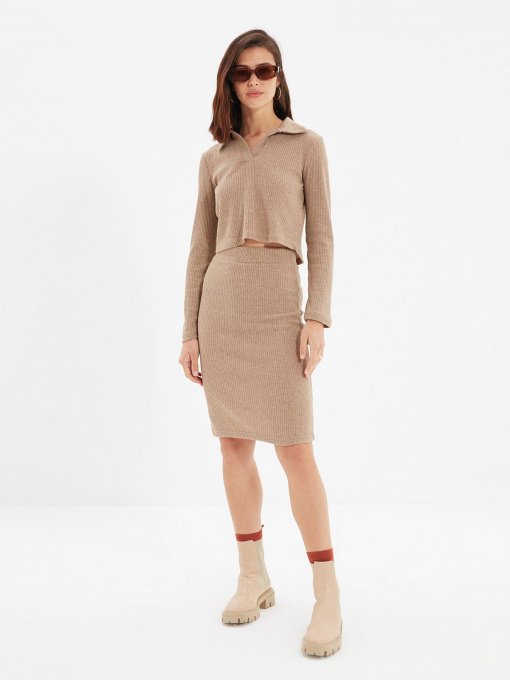 Джемпер Trendyol модель TWOAW22BZ0767/Camel Фото