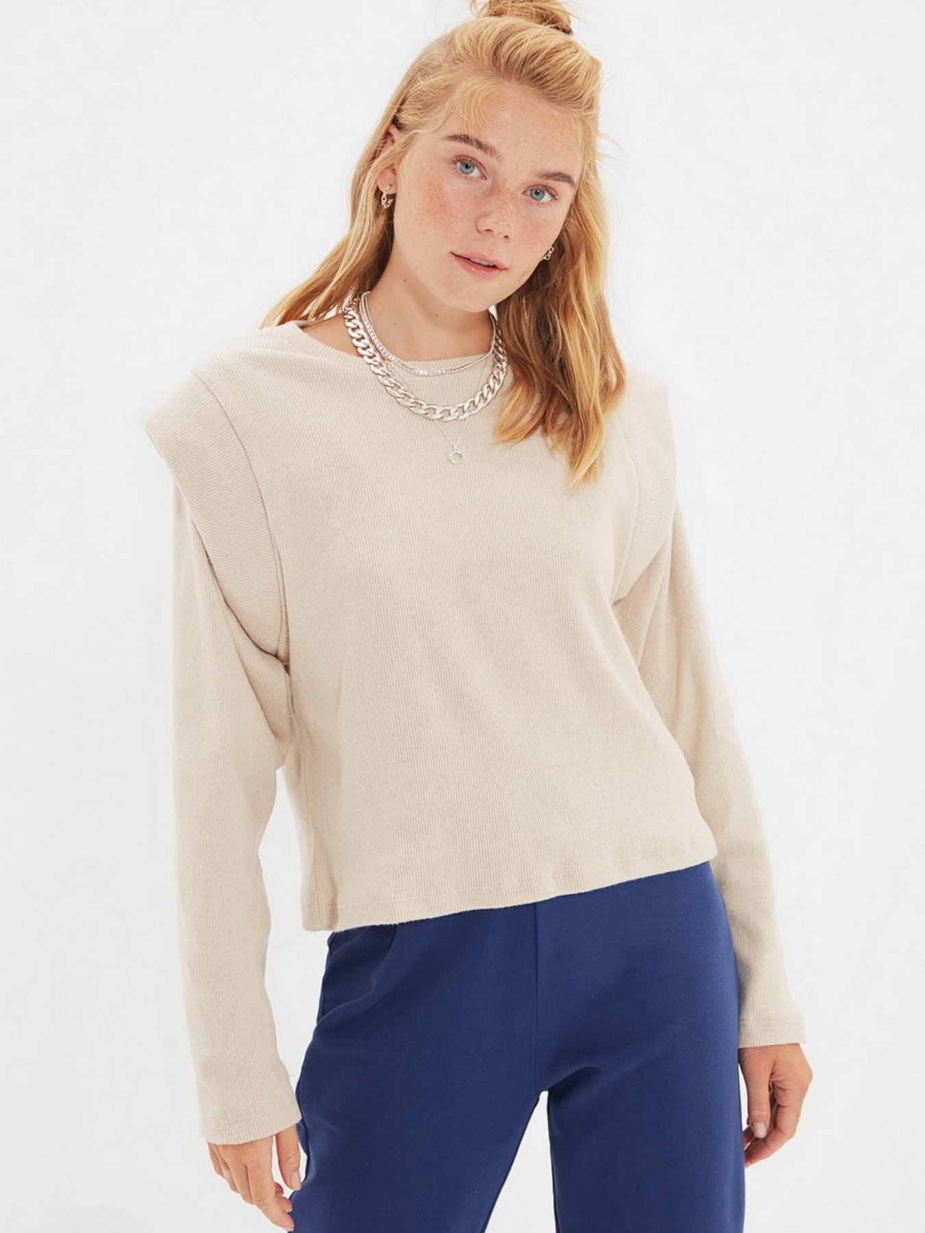 Джемпер Trendyol модель TWOAW22BZ0839/Bej Фото