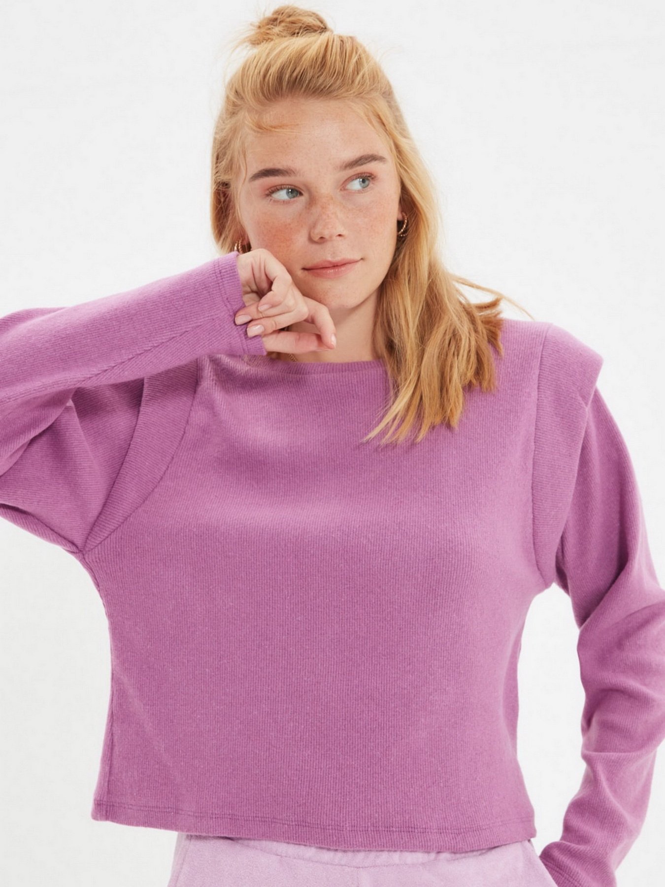 Джемпер Trendyol модель TWOAW22BZ0839/Mor Фото