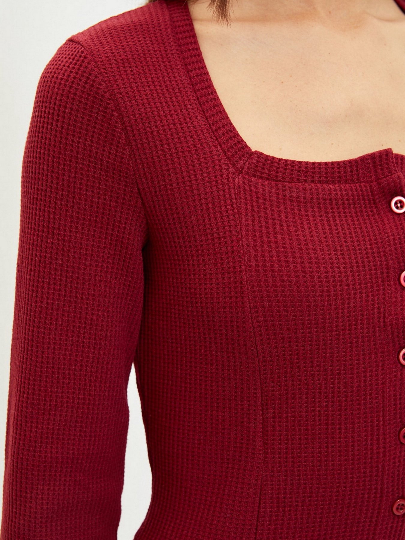 Кардиган Trendyol модель TWOAW22BZ0855/Bordo Кардиган Trendyol модель TWOAW22BZ0855/Bordo Фото