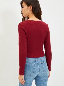 Кардиган Trendyol модель TWOAW22BZ0855/Bordo Кардиган Trendyol модель TWOAW22BZ0855/Bordo Фото