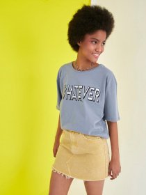 Футболка Trendyol модель TWOSS21TS1265/Gri Фото