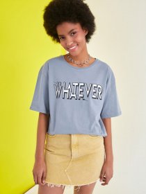 Футболка Trendyol модель TWOSS21TS1265/Gri Фото