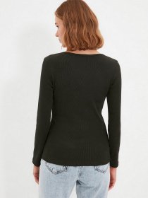 Лонгслів Trendyol модель TWOAW22BZ0936/Haki Фото