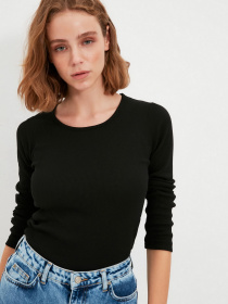 Лонгслив Trendyol модель TWOAW22BZ0936/Siyah Фото