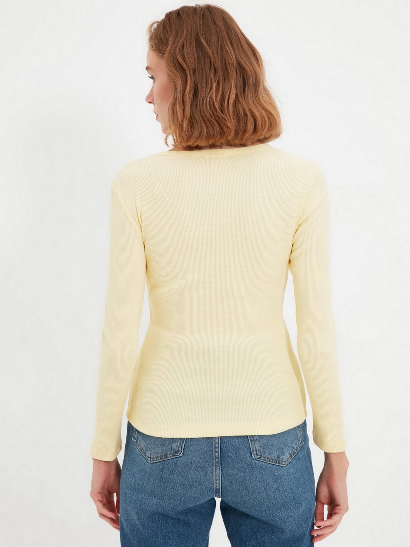 Джемпер Trendyol модель TWOAW22BZ0937/Sari Фото