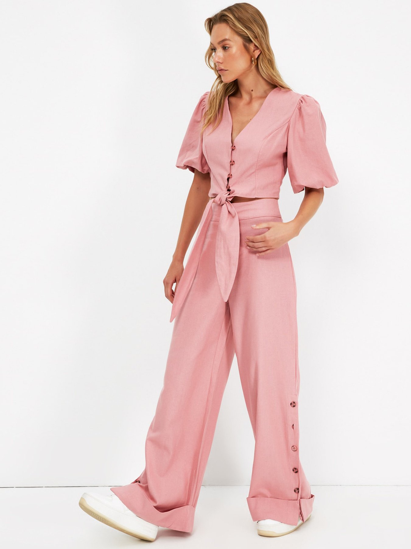 Палаццо Trendyol модель TWOSS21PL0429/Pembe Фото