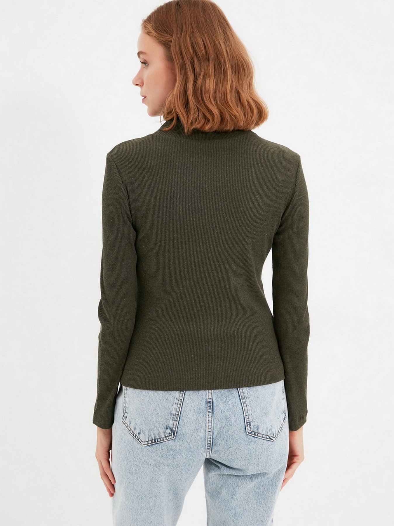 Водолазка Trendyol модель TWOAW22BZ0983/Haki Фото