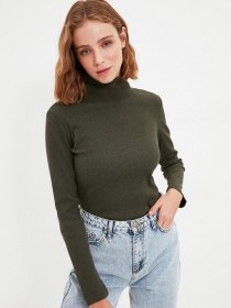 Водолазка Trendyol модель TWOAW22BZ0983/Haki Фото