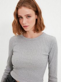 Джемпер Trendyol модель TWOAW22BZ0984/Gri Фото