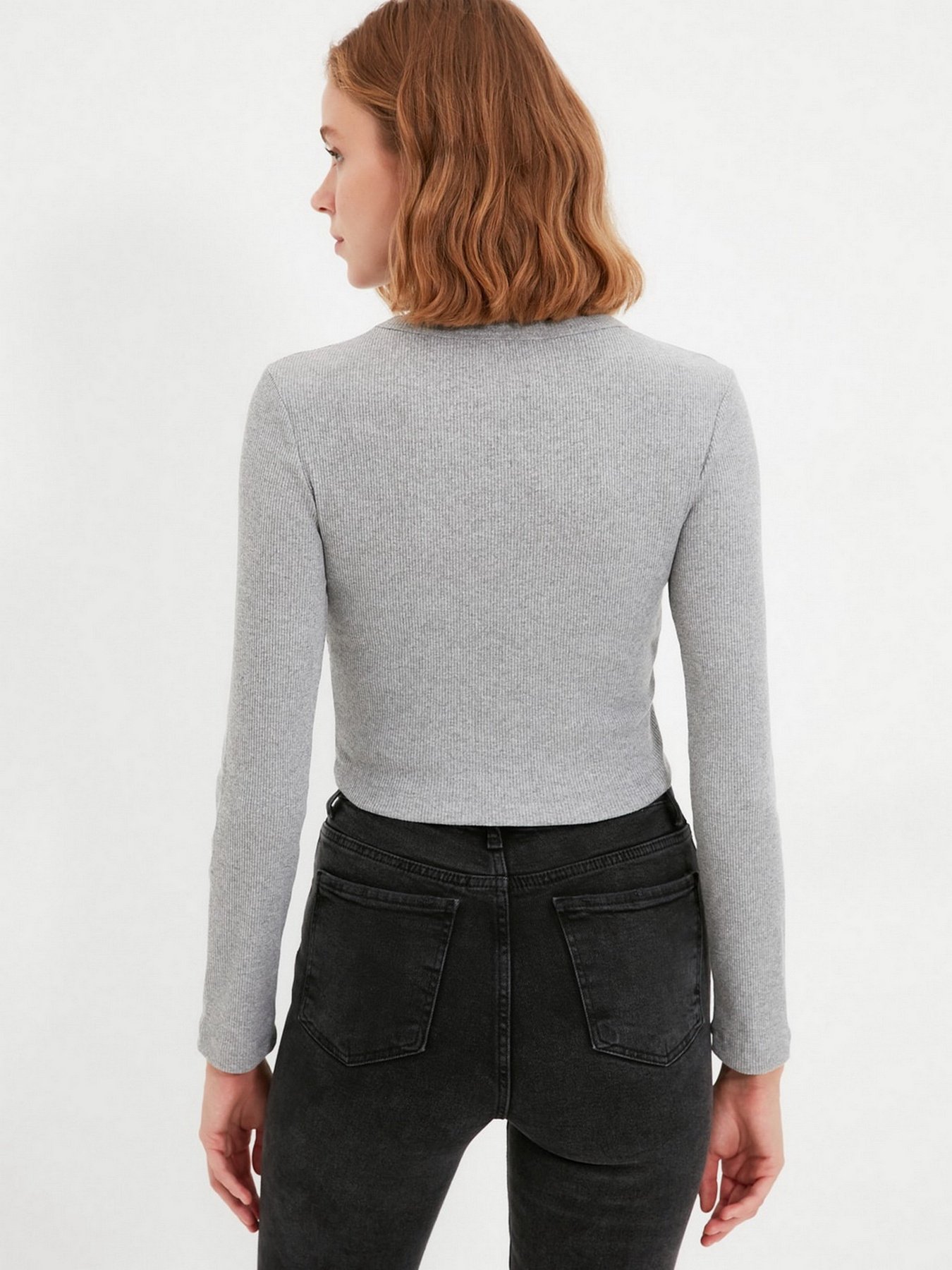 Джемпер Trendyol модель TWOAW22BZ0984/Gri Фото