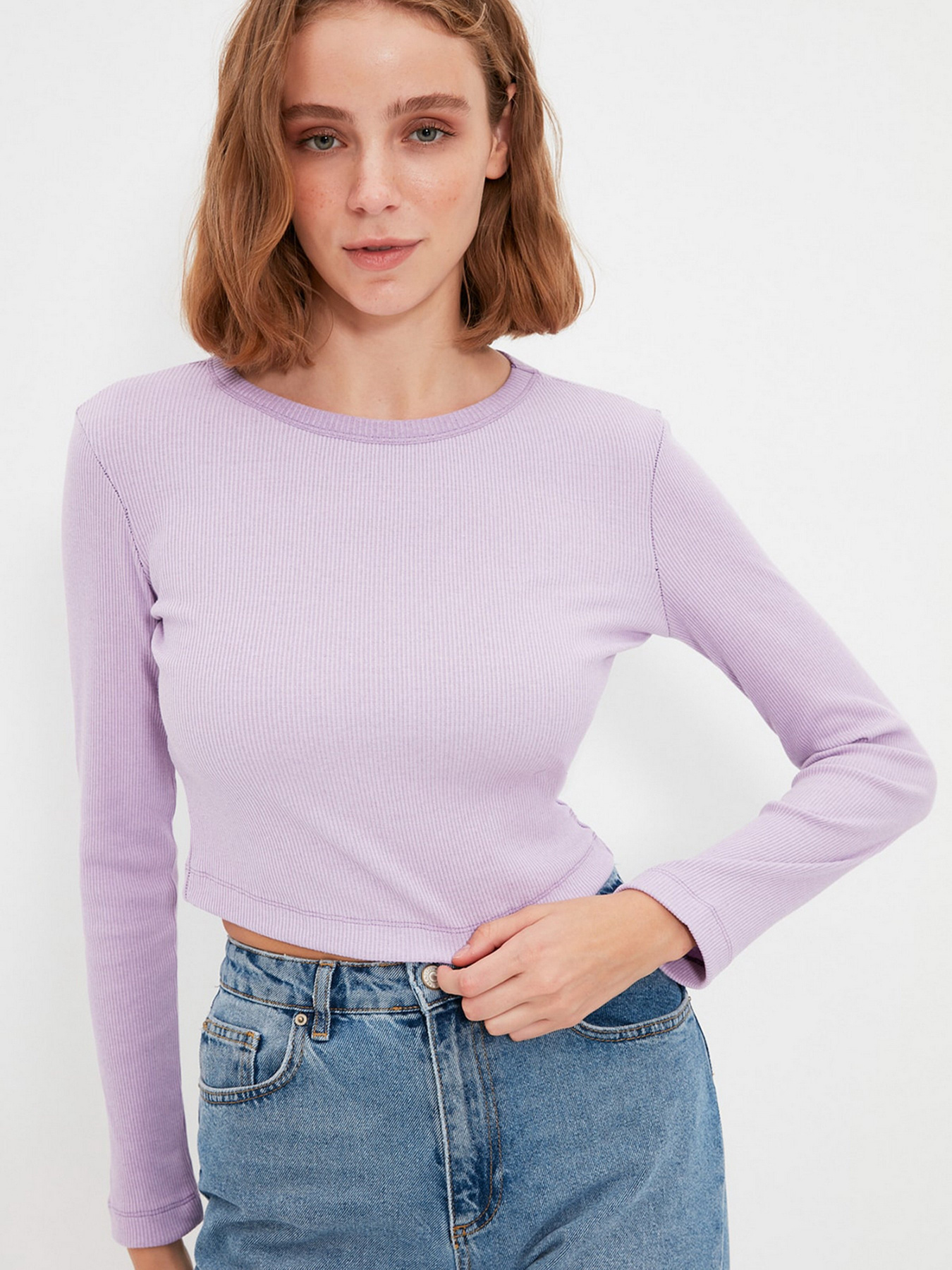Джемпер Trendyol модель TWOAW22BZ0984/Lila Фото