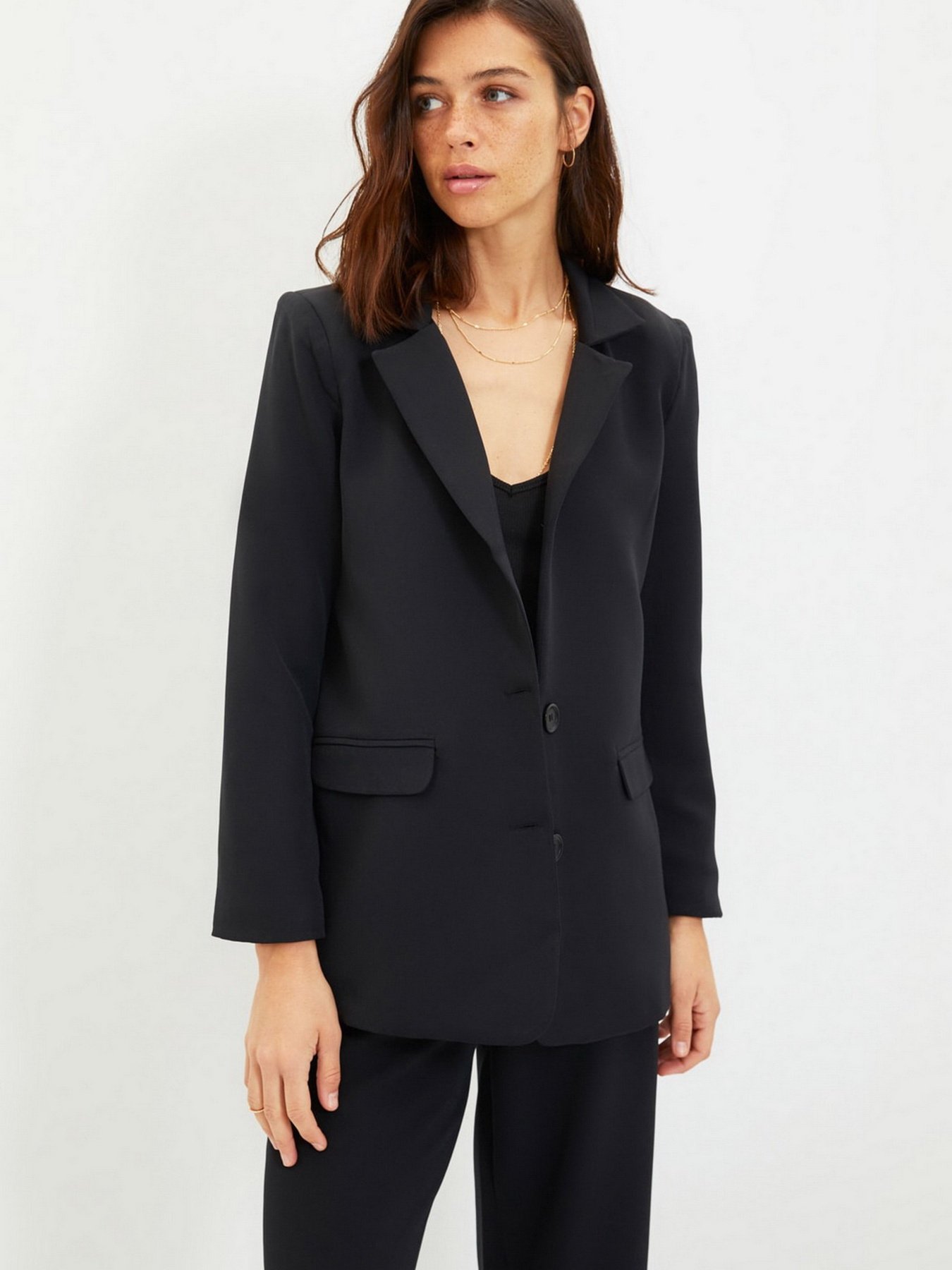 Жакет Trendyol модель TWOAW22CE0046/Siyah Фото