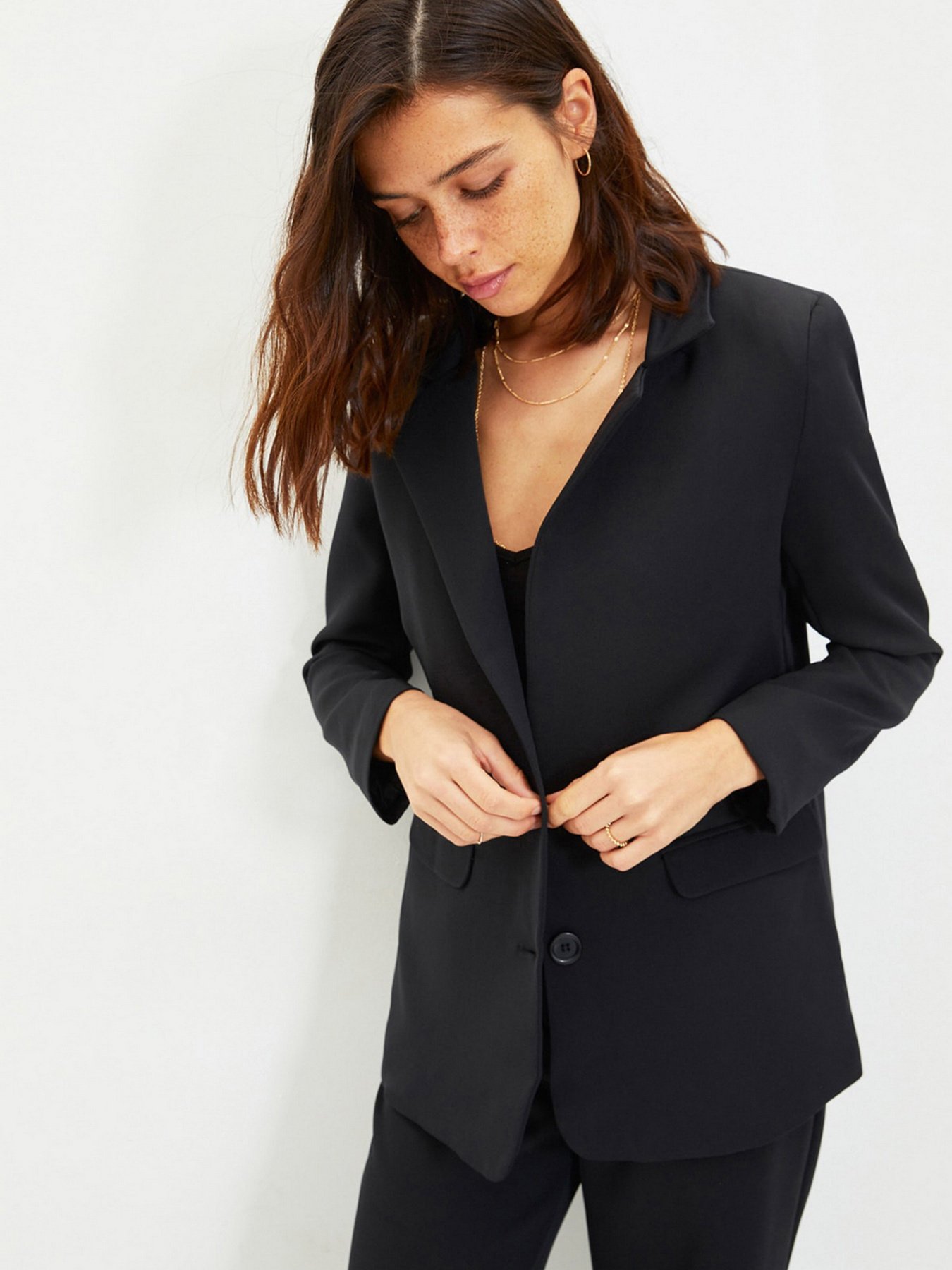 Жакет Trendyol модель TWOAW22CE0046/Siyah Фото