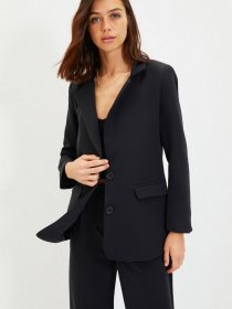 Жакет Trendyol модель TWOAW22CE0046/Siyah Фото