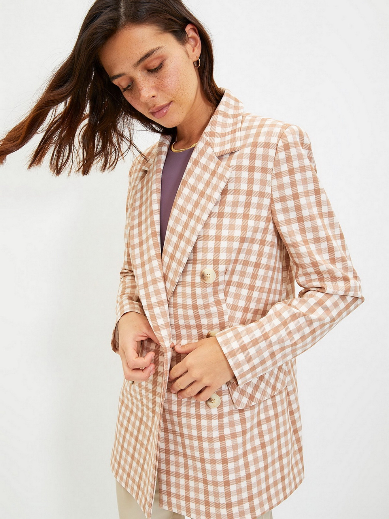 Жакет Trendyol модель TWOAW22CE0210/Bej Фото