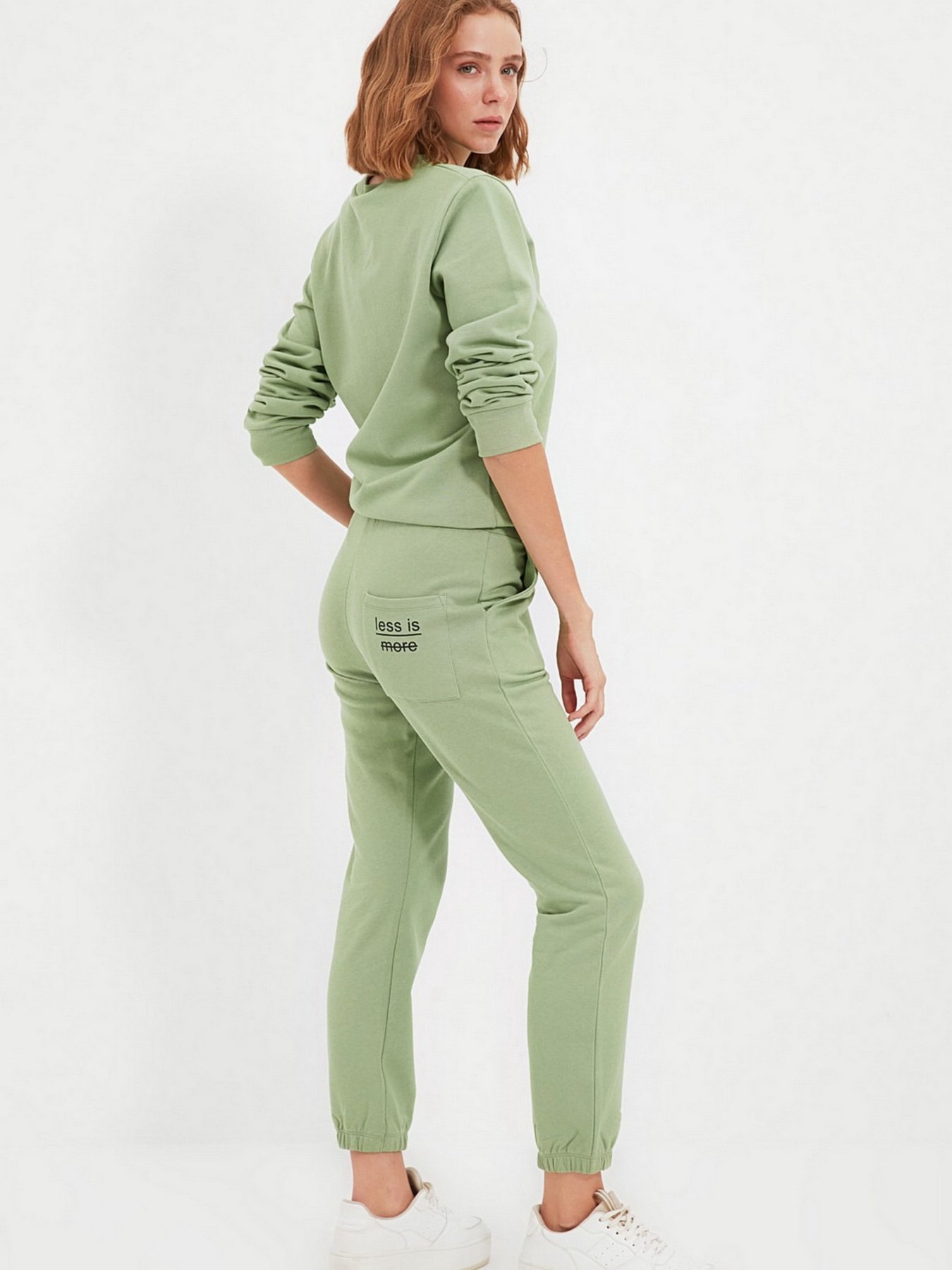 Штаны спортивные Trendyol модель TWOAW22EA0170/Koyu Mint Фото
