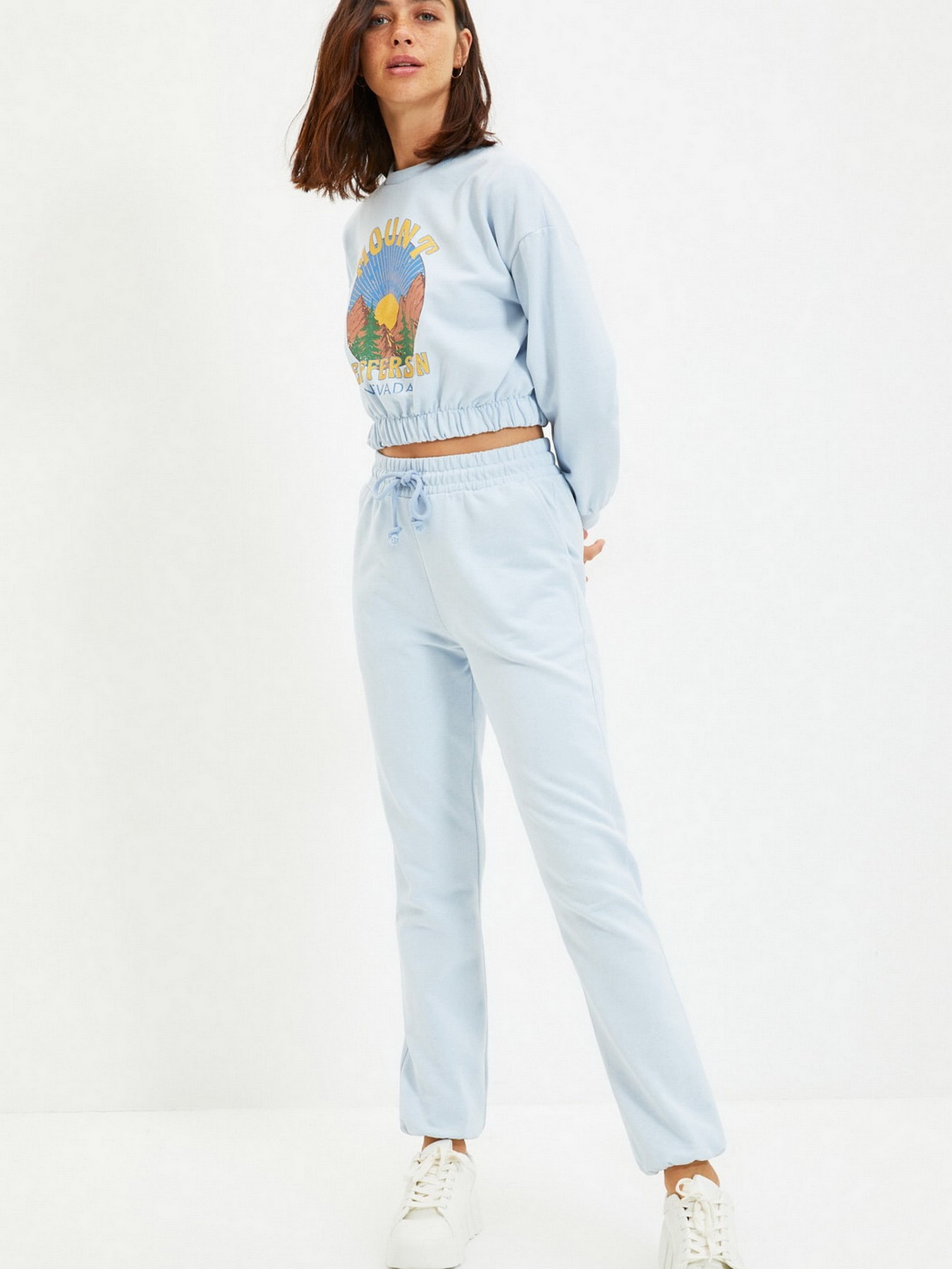 Спортивні штани Trendyol модель TWOAW22EA0185/Acik Mavi Фото