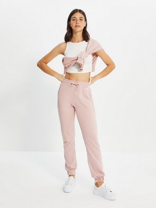 Штаны спортивные Trendyol модель TWOAW22EA0185/Gul Kurusu Фото