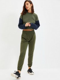 Спортивні штани Trendyol модель TWOAW22EA0419/Haki Фото